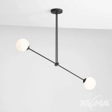 Ohio oprawa sufitowa 2xE14 10W czarna